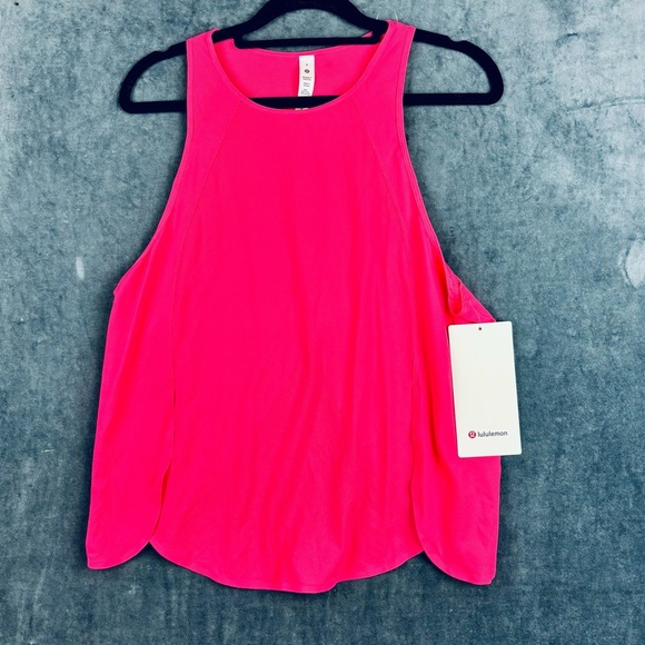 NWT lululemon athletica High Ventilation Running Tank Top in sz 6 - Lip Gloss - Picture 2 of 14